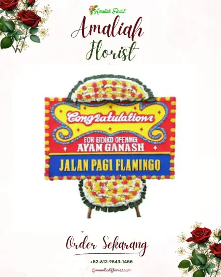 Sewa Papan Bunga Tanjung Kemala